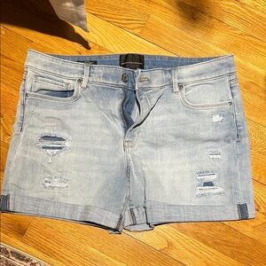 White House Black Market Light Blue Jean Shorts